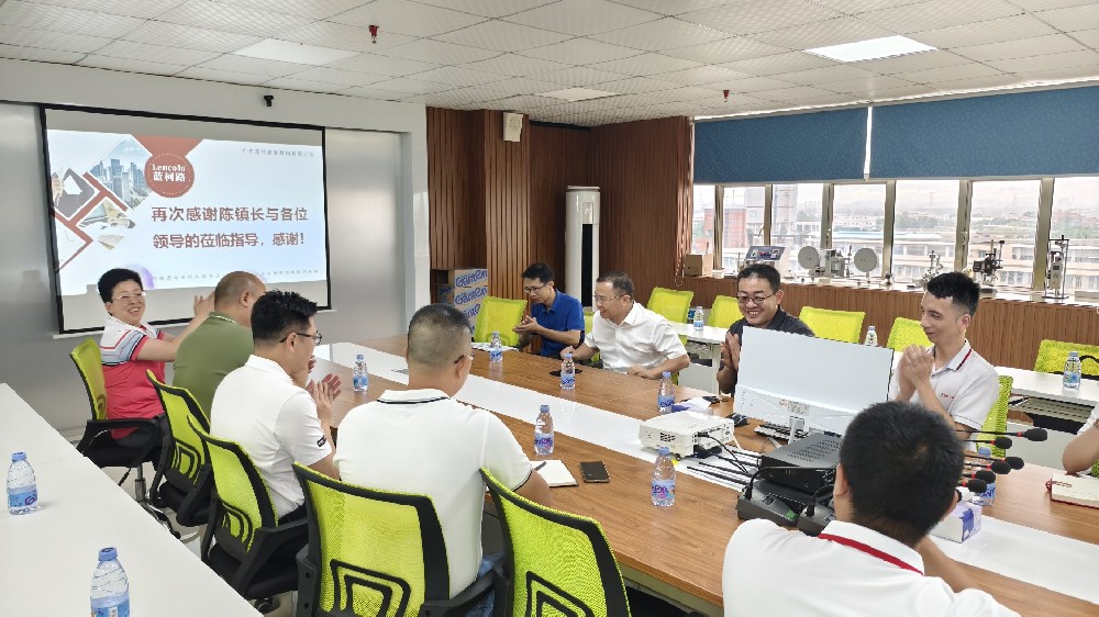 心系企業(yè)，情暖藍(lán)柯路——陳鎮(zhèn)長及鎮(zhèn)領(lǐng)導(dǎo)團(tuán)隊(duì)親臨指導(dǎo)，共繪發(fā)展藍(lán)圖
